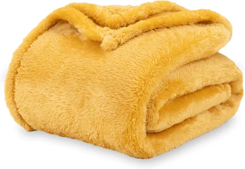 Miniatura 13 de Manta Berkshire Classic Extra-Fluffy™ Manta de felpa extra suave tamaño King, manta de pelo largo suave y esponjosa para sofá cama, verde salvia