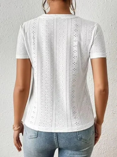 Miniatura 4 de Camiseta de verano para mujer, diseño de árbol de coco y arena, con estampado de sol, sal y arena, camiseta de manga corta para vacaciones