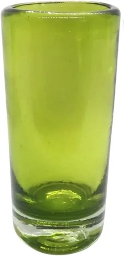 Miniatura 8 de Vasos de chupito mexicanos artesanales (juego de 4) – Verde bosque – Cristalería soplada a mano de 2 onzas – Auténtico juego de tequila de vidrio