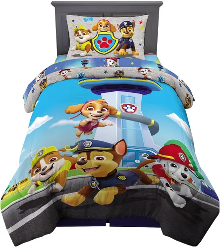 Miniatura 76 de Franco - Juego de ropa de cama coleccionable Nintendo Donkey Kong, 5 piezas, edredón reversible supersuave y juego de sábanas con funda, tamaño Rojo