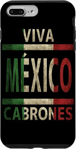 Miniatura 12 de Carcasa para iPhone 12 Pro Max Viva México Cabrones con bandera mexicana
