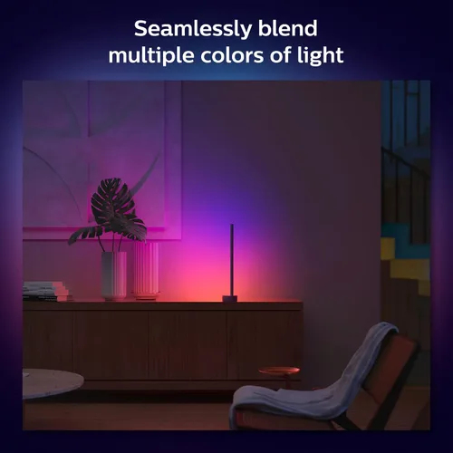 Miniatura 8 de Philips Hue (1) puente con (1) lámpara de mesa Signe – Luz inteligente que cambia de color blanco y color – Control con aplicación – Compatible