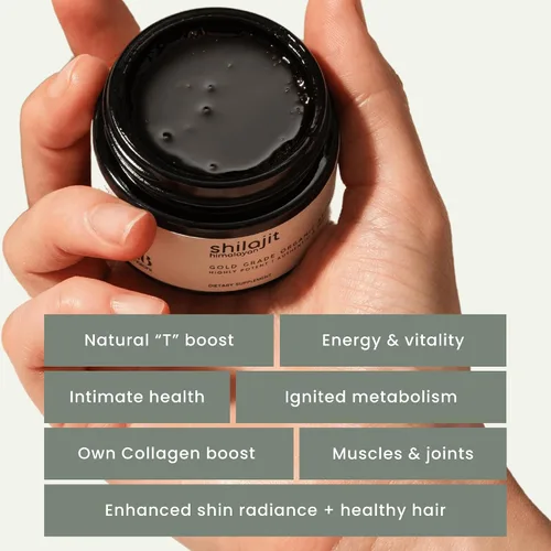Miniatura 5 de Resina Shilajit pura del Himalaya – 1.76 oz Shilajit orgánico para hombres y mujeres con ácido fúlvico y más de 85 minerales traza para energía