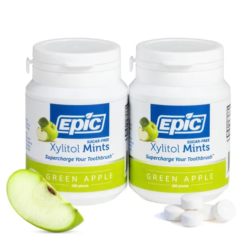 Miniatura 19 de Epic Mentas 100% xilitol, sin aspartamo, sin azúcar, mentas con sabor a canela, 180 piezas (paquete de 2)