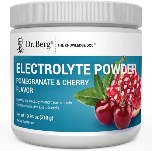 Miniatura 11 de Dr. Berg Zero Sugar Hydration Keto Electrolyte Powder - Mejorado con 1000 mg de potasio y sal rosa real del Himalaya (no sal de mesa) – Suplemento