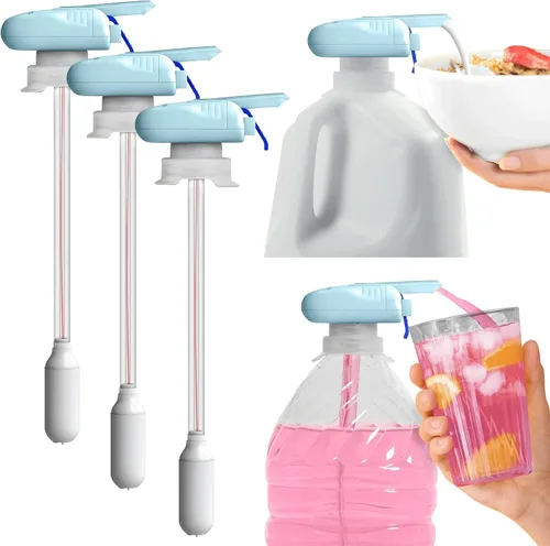 Miniatura 14 de The Magic Tap Dispensador automático de bebidas, dispensador de bebidas manos libres para refrigerador, perfecto para leche, jugo, regalos para Negro