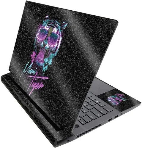 Miniatura 277 de MightySkins - Skin brillante con purpurina para Alienware M17 R3 (2020) y M17 R4 (2021) - Diversión de los años 90 Acabado duradero con purpurina