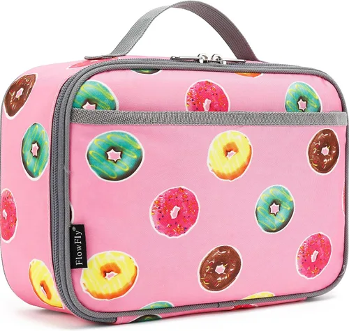 Miniatura 43 de FlowFly Lonchera para niños, bolsa suave aislada, mini hielera para el regreso a clases, kit de bolsa térmica para comidas, para niñas, niños, Avión