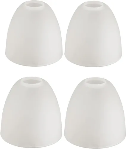 Miniatura 8 de G0030 - Paquete de 3 pantallas de vidrio esmerilado, globo o cubierta de repuesto con ajuste de 1-5/8 pulgadas para lámpara de pared de araña
