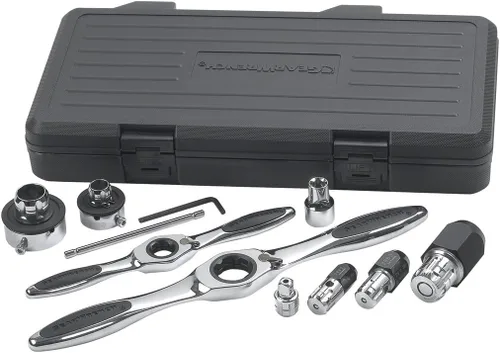 GEARWRENCH 82807 Juego de herramientas de llave de trinquete y troquelado de 11 piezas