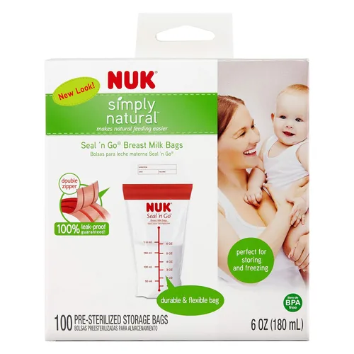 Miniatura 8 de Bolsas para leche materna NUK Seal N Go, Multicolor/Ninguno