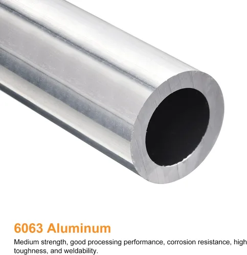 Miniatura 49 de uxcell Tubo Redondo de Aluminio 6063, 10 mm DE 6 mm DI 200 mm Longitud Tubo para Proyectos de Industria DIY, 2 Piezas