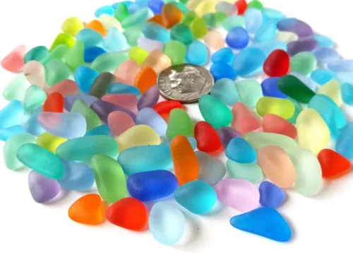 Miniatura 3 de Cuentas de cristal marino/cuentas de vidrio de playa para fabricación de joyas