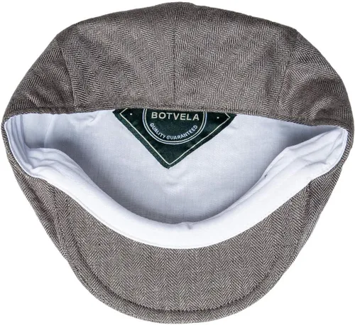 Miniatura 6 de Sombrero de verano transpirable para hombre de lino con hiedra plana