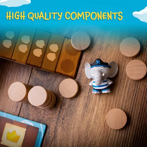Miniatura 3 de Stomp The Plank - Juego de cerebro pirata suspenso Actividad atractiva para niños y adultos Opción de regalo ideal Diversión familiar