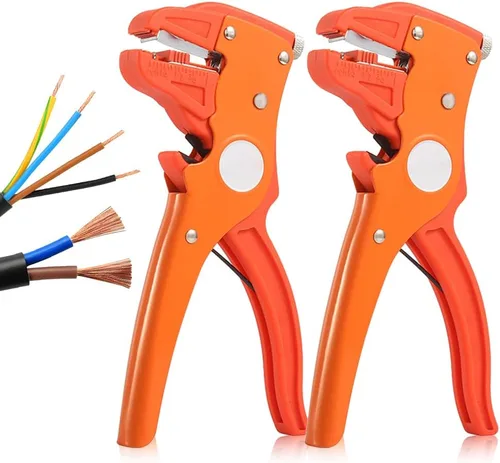 Miniatura 15 de Nuevo pelacables 2024, pelacables autoajustables, pelacables multifuncional crimpeador cortador de cables alicates 2 en 1 pelacables automático