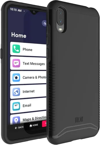 Miniatura 8 de TUDIA DualShield - Funda diseñada para Jitterbug Smart 3, [Fusionar] a prueba de golpes, grado militar, resistente, de doble capa, protección