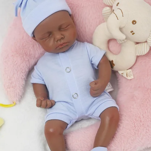 Muñecas de Bebé Reborn de Silicona Completa de 12 pulgadas, Muñecas de Recién Nacido Realistas 1:1 Sin Vinilo Muñecas Reborn de Niño Realistas