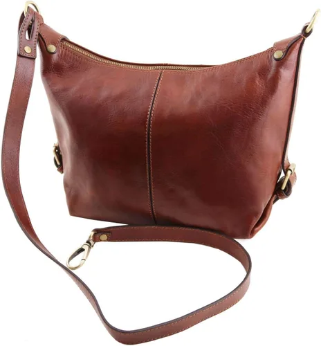 Miniatura 4 de Tuscany Leather Sabrina Bolso hobo de piel, Negro