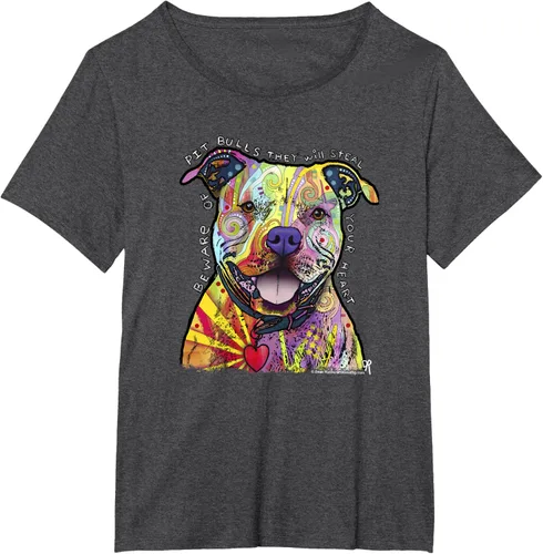 Miniatura 27 de Beware Of Pit Bulls, Dean Russo Pitbull Original - Camiseta para amantes de los perros, Negro