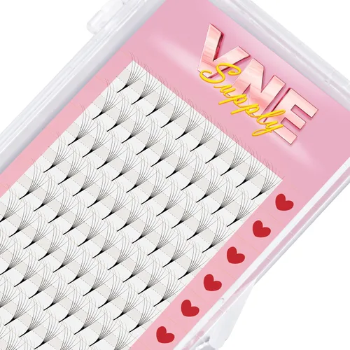 Miniatura 3 de VNE Supply - Extensiones de pestañas de volumen pestañas de volumen ruso extensiones de pestañas postizas premium abanicos de megavolumen