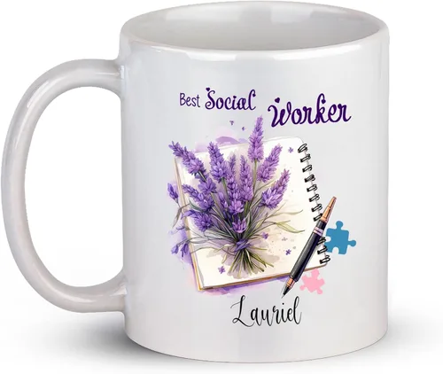 Miniatura 13 de Taza de café personalizada para fotógrafo, cámara con flores de gerbera, taza de té personalizada con nombre, regalo para amantes de la fotografía