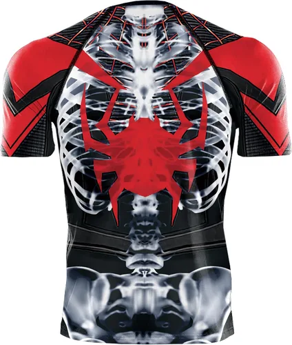 Miniatura 3 de Rcimuue Camisa de compresión para hombre camiseta de compresión con impresión 3D camiseta de manga larga para correr fitness secado rápido