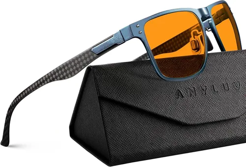 Miniatura 10 de ANYLUV Blue Light Glasses Men, Carbon Fiber Working Blue Light Blocking Glasses Relieve Eyestrain for Men Women