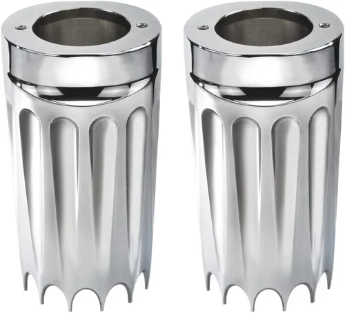 Miniatura 3 de Cubiertas deslizantes de horquilla superior para Harley Touring Road King Street Electra Glide Cromo