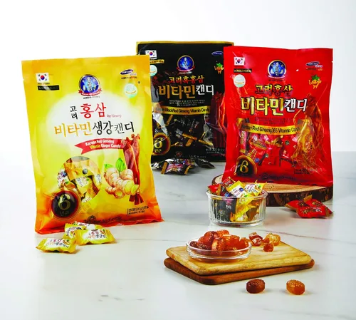 Miniatura 6 de [LENITH] HongSamIn Coreano Panax Negro Rojo Ginseng 365 Caramelo 270g (9.52 oz)
