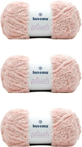 Miniatura 5 de Hilo de Pelo Sintético Super Suave y Grueso, Súper Suave y Esponjoso para Tejer, Crochet y Manualidades, 100 Gramos (3.53 Onzas) 109 Yardas