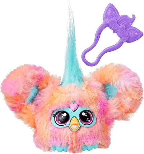Miniatura 15 de Furby Furblets Groo-Vee Amigo Mini, más de 45 sonidos y música, habla solo Furbish, juguetes de peluche electrónicos, morado, regalos