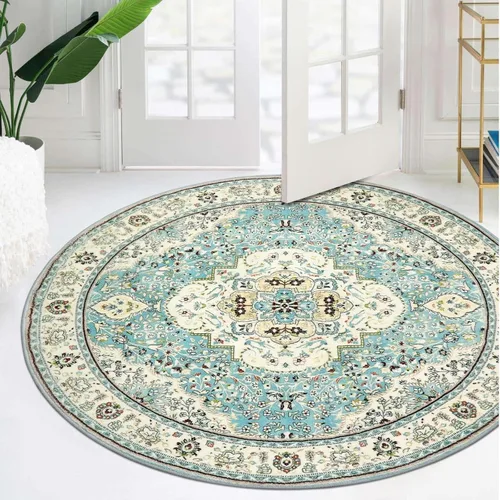 Miniatura 75 de Lahome Alfombra Bohemia Tribal Lavable de 3 x 5, Alfombras Antideslizantes para Entrada, Dormitorio, Sala de Estar, Vintage, Ultra Suave, No