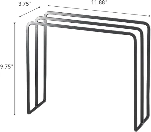 Miniatura 5 de Yamazaki Home Tower - Percha para paños de cocina - Acero Negro
