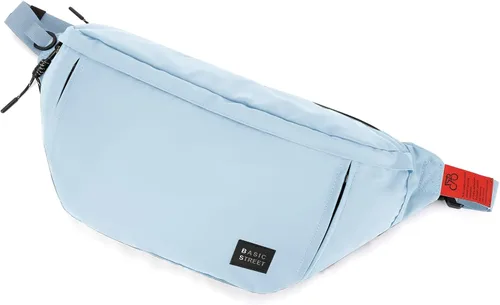 Miniatura 8 de Riñonera cruzada grande de moda para hombres y mujeres, resistente al agua, riñonera, bolsa para cinturón con 5 bolsillos con cremallera, transporte
