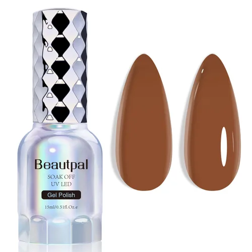 Miniatura 16 de BEAUTPAL - Esmalte de uñas de gel blanco lechoso de 0.5 onzas líquidas, esmalte de gel semipermanente UV LED, arte de uñas, salón de manicura