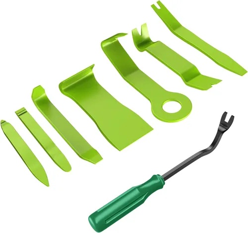 Miniatura 16 de GOOACC Kit de herramientas de extracción de moldura automática de 6 piezas, kit de herramientas antiarañazos para panel de tablero de audio de Negro