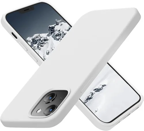 Miniatura 22 de Cordking Funda diseñada para iPhone 13, diseñada para iPhone 14, funda ultradelgada de silicona, funda protectora a prueba de golpes