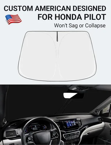 Miniatura 347 de Proadsy Parasol plegable para parabrisas delantero 2026, ajuste personalizado, accesorios para CRV SUV LX EX EX-L EX-L Navi Touring 2017-2022