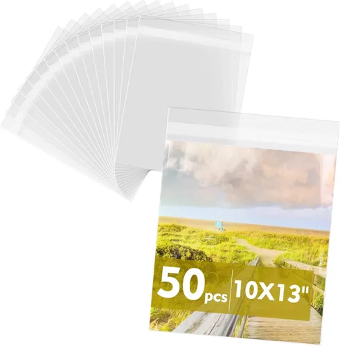 Miniatura 7 de Mat Board Center, paquete de 50 bolsas de almacenamiento de 16 3/8 pulgadas x 20 1/8 pulgadas sin ácidos, fundas transparentes para impresiones