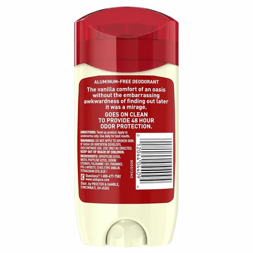 Miniatura 2 de Old Spice Desodorante para hombres, aroma Oasis con notas de vainilla inspirado en la naturaleza, 3 onzas (paquete de 1)