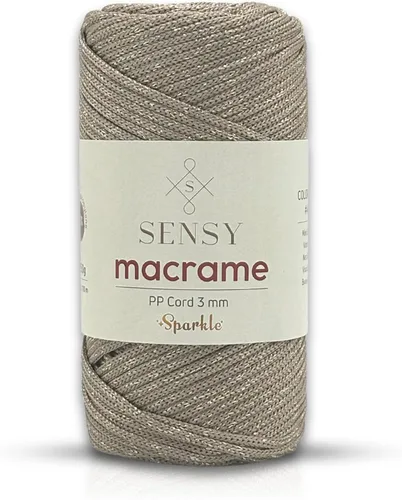 Miniatura 83 de Sensy - Cuerda de poliéster prémium de 0.118 pulgadas (0.118 in), 131 yardas, 100% polipropileno, cordón de macramé, cuerda de ganchillo de 0.118