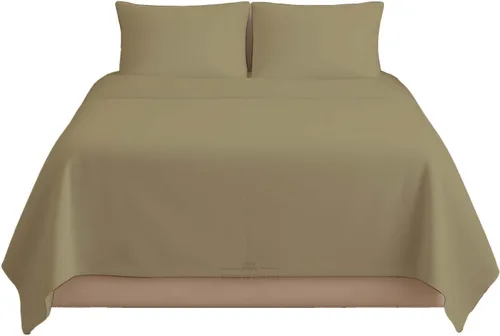 Miniatura 17 de Juego de sábanas para sofá cama, 100% algodón de 400 hilos, juego de 4 piezas, sábana ajustada con bolsillo profundo, suave, sin arrugas