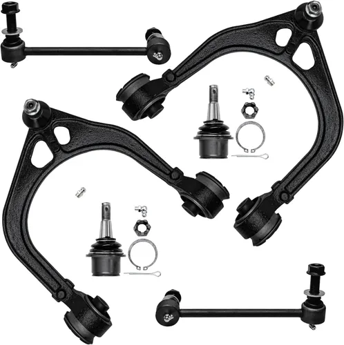 Miniatura 12 de Detroit Axle - Kit de extremo delantero para Chrysler 300 Dodge Charger Challenger 2011-2023, 2 brazos de control inferiores traseros 2 varillas