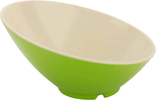 Miniatura 15 de G.E.T. B-792-W - Cuenco en ángulo para servir en cascada para ensaladas, arroz y postre, 24 onzas / 9.25 pulgadas, color blanco