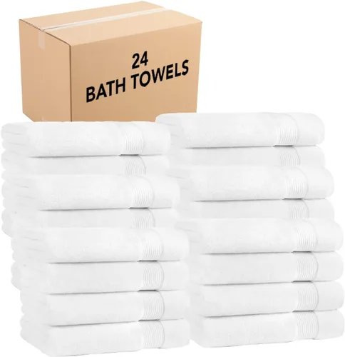 Miniatura 53 de Arkwright - Juego de 6 toallas de baño, 100% algodón súper suave, 600 GSM, de secado rápido y absorbente, artículos de lujo para el baño con 2 Lapis