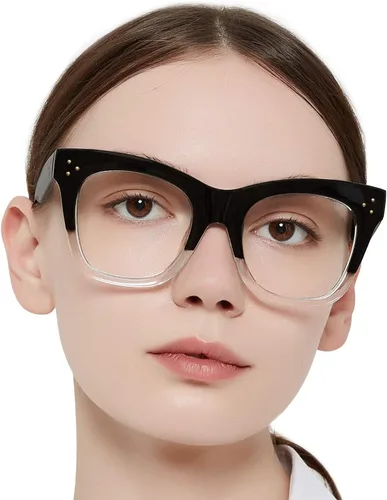 Miniatura 7 de OCCI CHIARI Lentes de lectura anti luz azul para mujeres, lectores de moda, protección UV 0 1.0 1.5 2 2.5 3 3.5 4.0 5.0 6.0 (Demi, 2.5)