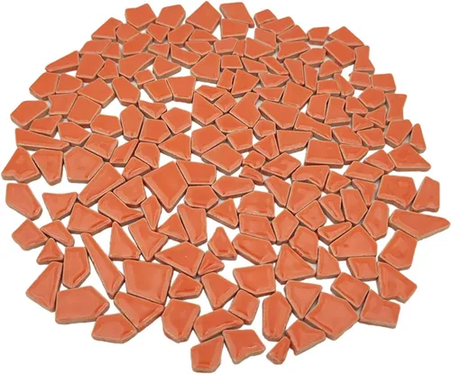 Miniatura 12 de Azulejos de mosaico de cerámica de 7.05 oz para manualidades, azulejos de mosaico de porcelana de 0.2 x 0.8 pulgadas para decoración del hogar