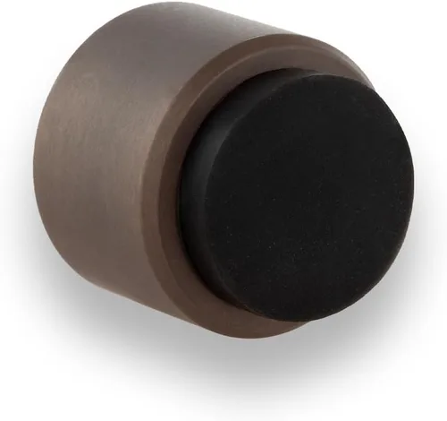 Miniatura 10 de EVI - Topes de puerta Tope de manija de puerta blanco – Adhesivo y cierre de tornillo – Caucho protector – Tope de puerta de pared de 1.1 x 1.1