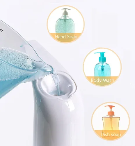 Miniatura 4 de Dispensador de jabón automático sin contacto para baño y cocina, dispensador de jabón líquido de manos, IPX6 resistente al agua, 14 onzas líquidas